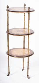 Maitland Smith Coromandel Three-Tier Table