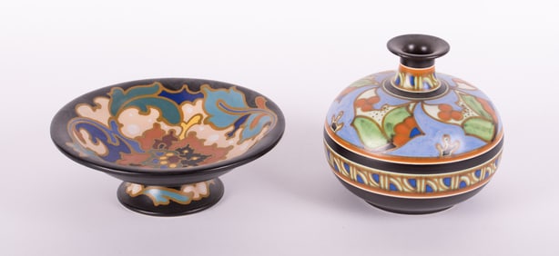 Three Gouda Earthenware Pottery