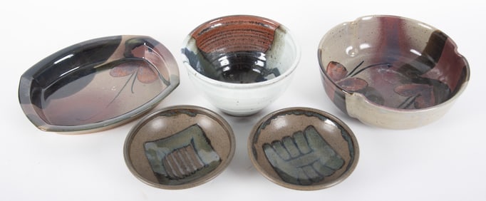 Collection of Stoneware Pottery featuring John Freimarck and Arch Pike