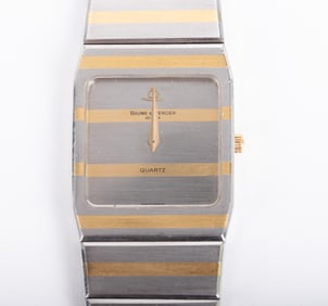 A Vintage Baum & Mercier 2-Tone Men's Watch