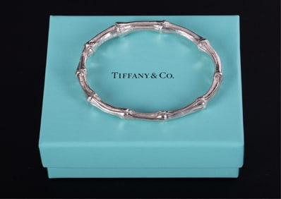 Tiffany & Co. Sterling Bamboo Style Bangle