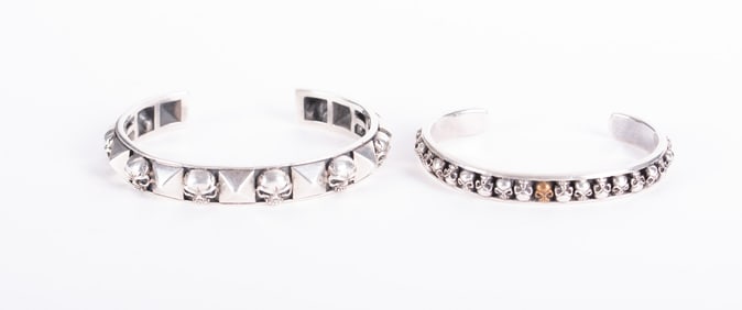 Sterling Skull Bracelets