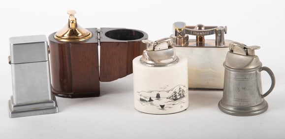 Five Vintage Lighters