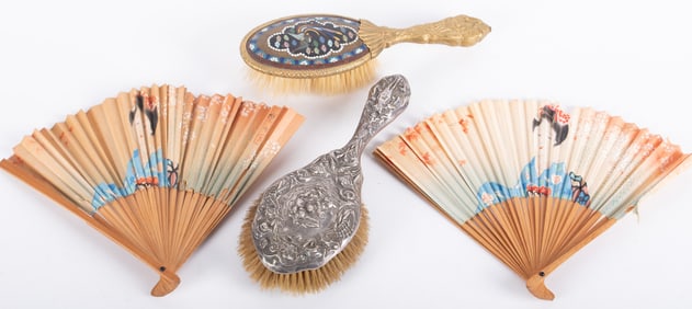 Four Antique Vanity Accessories