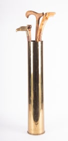 UMC Co. Brass Stand with Four Walking Sticks