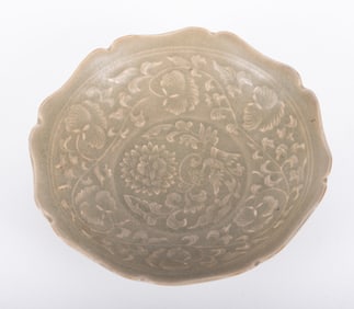A Fine Chinese Celadon Earthenware Dish