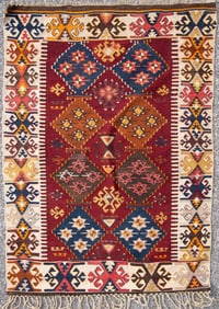 Handwoven Kilim Area Rug