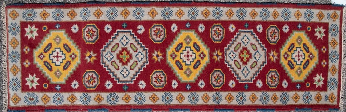 Handwoven Kazak Runner
