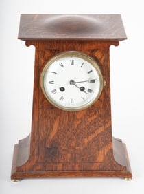 French Art Nouveau Mantle Clock by F. Martin, Paris 1900