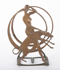 Art Deco Seville Magazine Holder, Circa 1920's