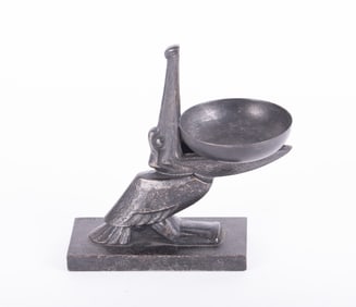 Edgar Brandt, French (1880-1960), Pelican, steel