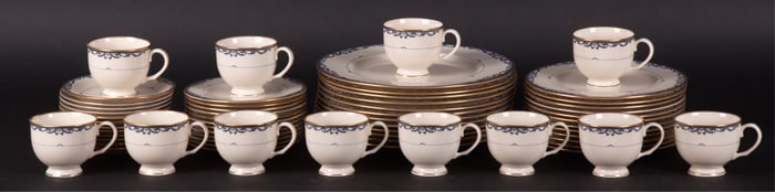 A Fine American Porcelain Dinner Service for 12, Liberty by Lenox