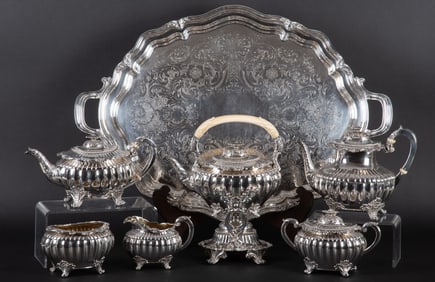 A Fine Gorham Sterling Silver Coffee and Tea Service