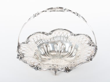 An American Sterling Silver Cake Basket