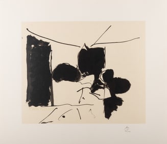 Robert Motherwell, New York, Connecticut, Massachusetts (1915-1991), Paris Review, 1991, lithograph