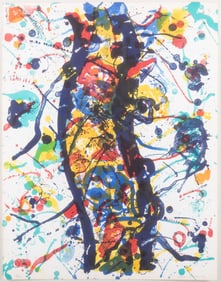 Sam Francis, California / Japan, France (1923-1994), Untitled, 1986 (SF 271), color lithograph, ed.