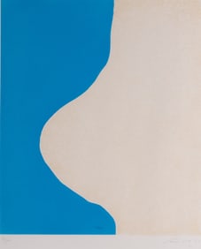 Giuseppe Santomaso, Italian (1907-1990), Socket Blue, ed. 26/90, aquatint etching