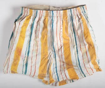 Sidney MacDonald Russell, San Francisco 20th-21st Century, Boxers, 1997, painted pottery plaque