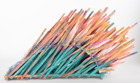 Nance O'Bannion, American (1949-2018), California Rock (NOB-MMP #2365), 1985, painted wood and paper