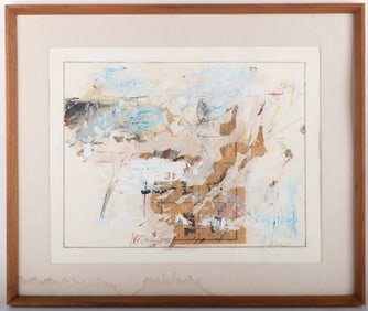 Tony Magar, New Mexico, New York / England (1936-2022), Seascape, mixed media on paper