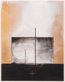 Dozier Bell, Maine, New York (b. 1957), Limen, 1993, gouache/collage