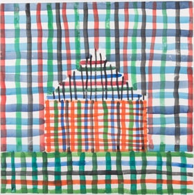 Jennifer Losch Bartlett, American (1941-2022), March, Bermuda W5, 1998, watercolor