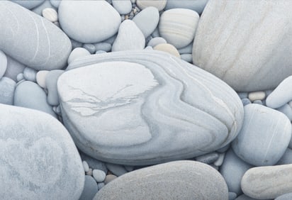 Alan Magee, Maine, Pennsylvania (b. 1947), Winter Stone, 1985, acrylic on canvas