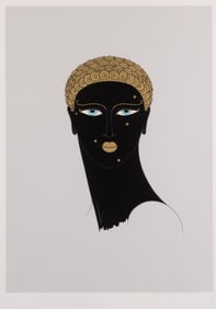 Romain de Tirtoff Erte, Russian/French (1892-1990), Queen of Sheba, 1980, serigraph in colors on
