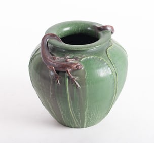 An Ephraim Art Pottery Lizard Vase
