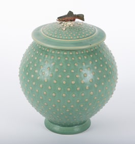 John Herbon Pottery Lidded Vessel
