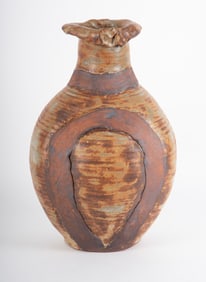 Large Pottery Vessel by P. Vandiver