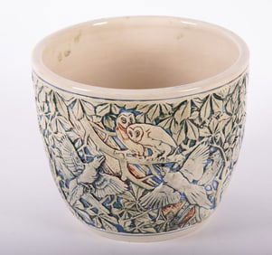 Weller Knifewood Jardiniere American, 1910s