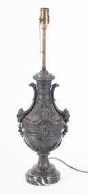 French Spelter Neo-Classical Table Lamp