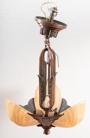 Art Deco Hanging Light Fixture