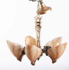 Art Deco Batwing Light Fixture