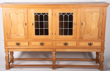 Art And Crafts Design Oak Cabinet