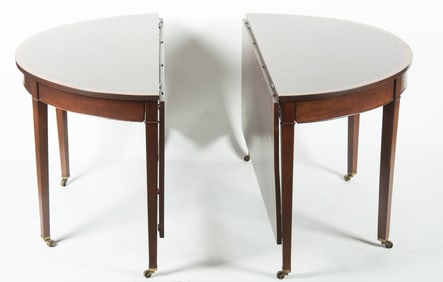 Semi Antique English Mahogany Dining Table