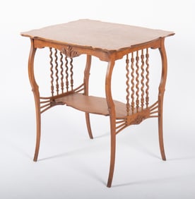 Semi Antique Oak Center Table