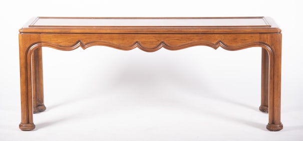 Carved Wood Asian Design Console Table