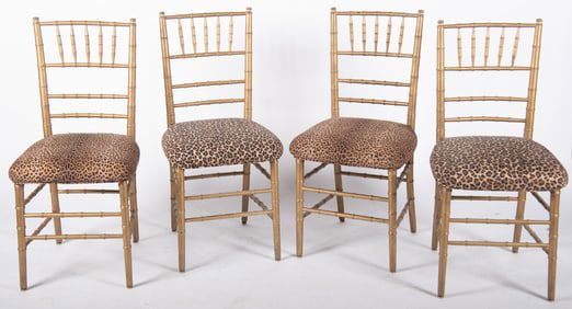 Set Of Eight Side Chairs