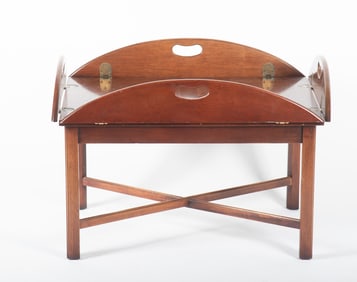 Mahogany Butlers Tray Top Table