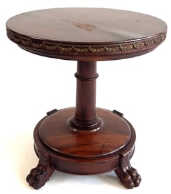 Twentieth Century Continental Design Circular Low Table
