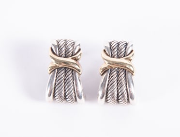 David Yurman Sterling Silver Earrings