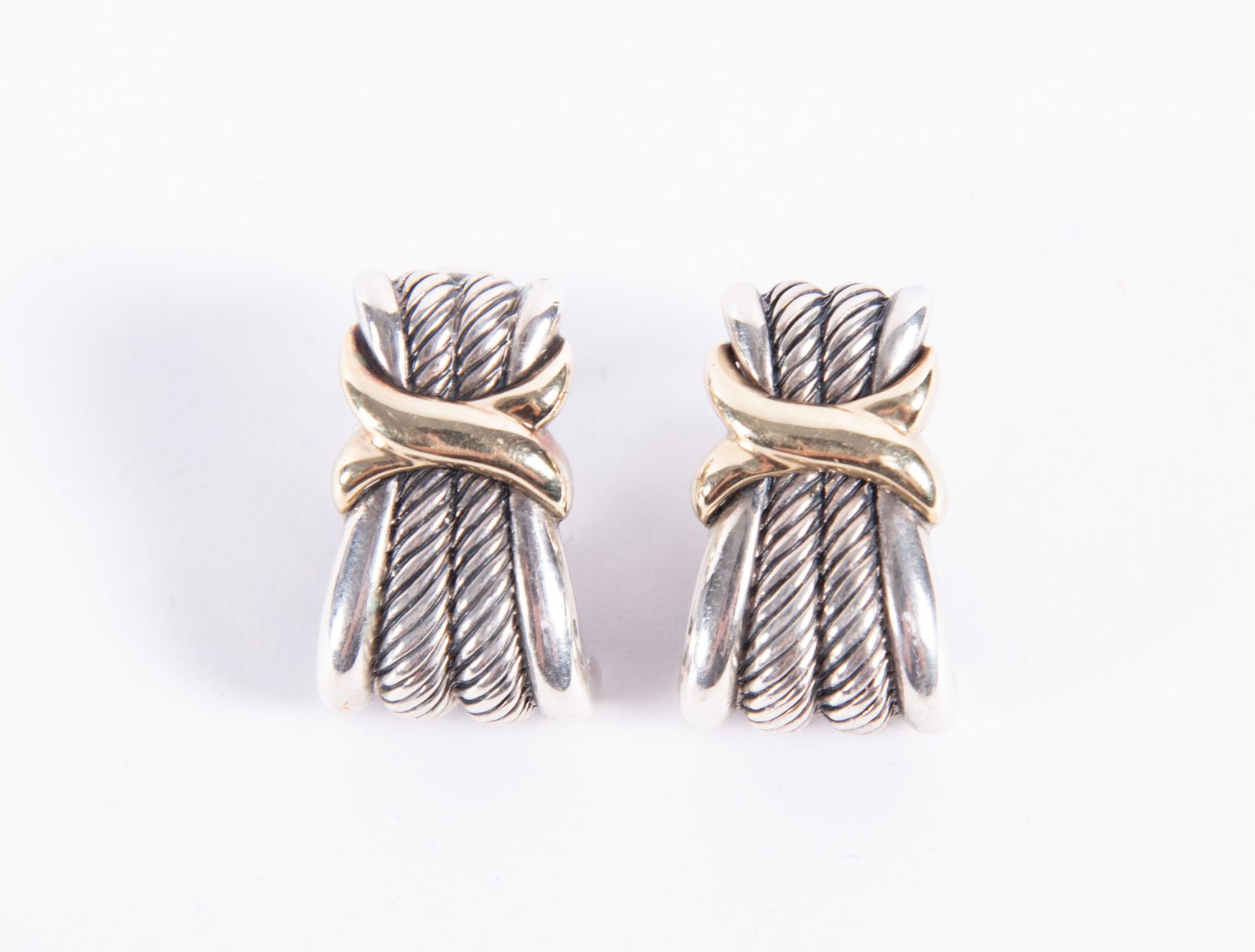 David Yurman Sterling Silver Earrings (1 of 4)