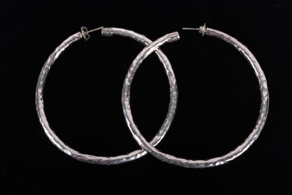 Ippolita Large Sterling Hoop Earrings