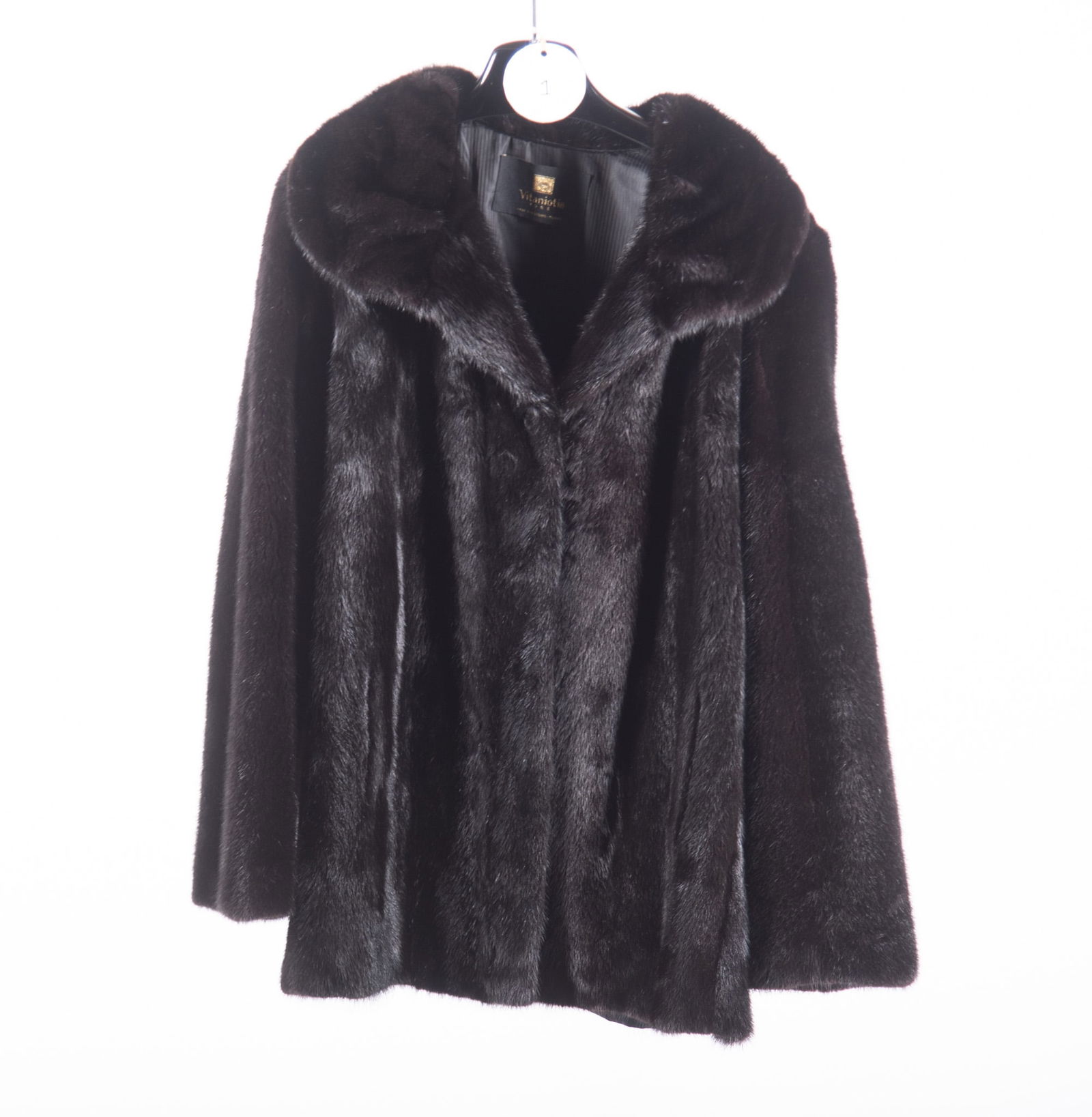 Vitaniotis Natural Black Mink Fur Jacket Made in Kastoria-Hellas, Greece (1 of 3)