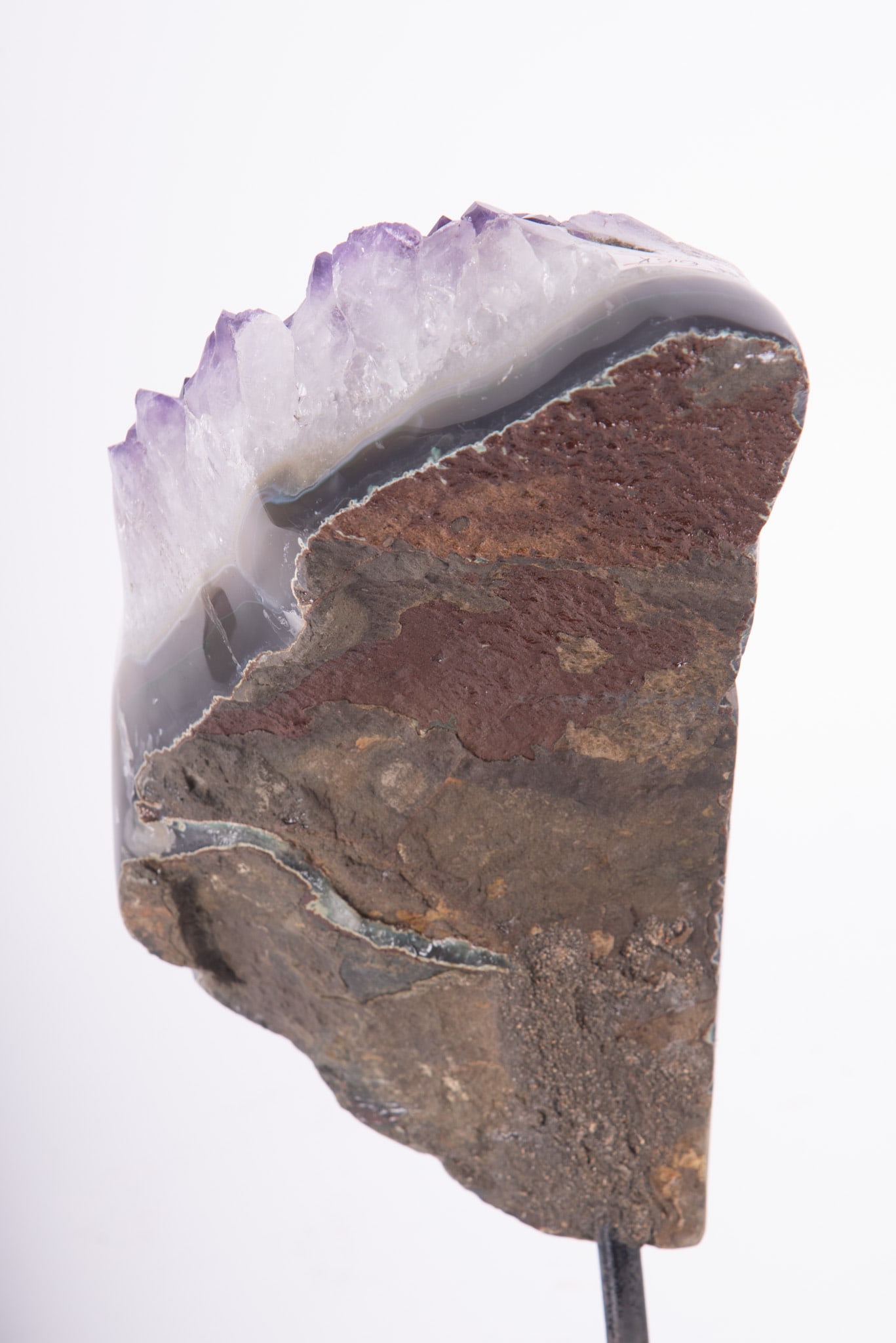 Amethyst Specimen on Stand - 4