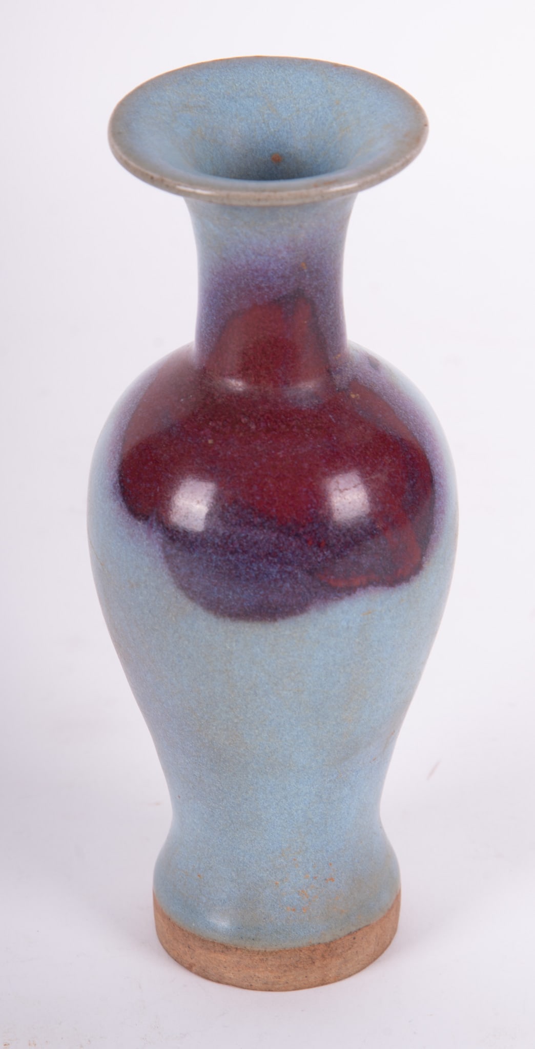 A Chinese Jun Ware Baluster Form Vase, Northern Song Style (1 of 3)