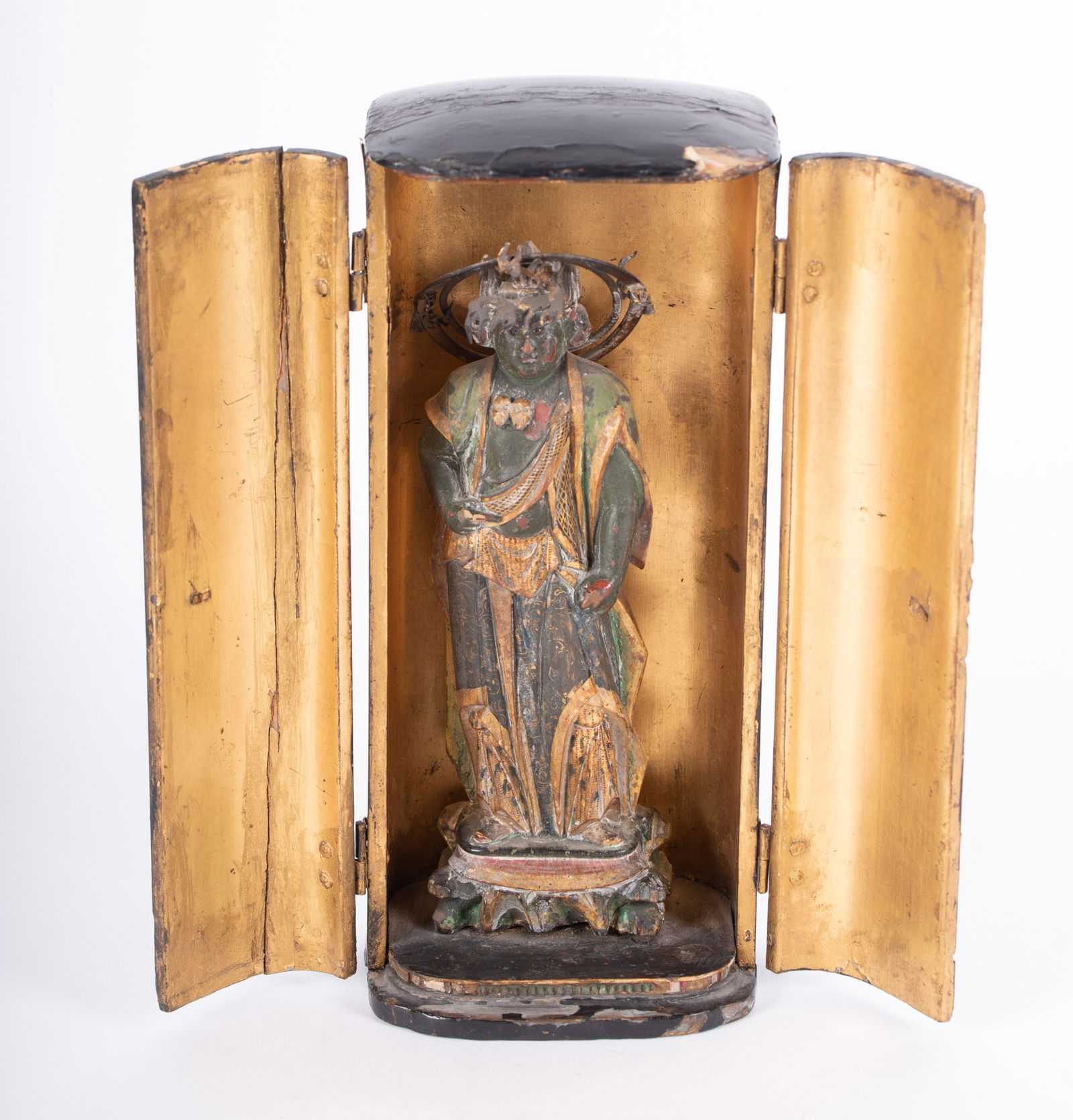 An Antique Japanese Buddhistic Zushi Shrine (1 of 4)