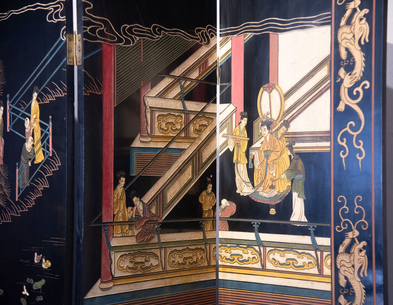 Six Panel Coromandel Room Screen - 2